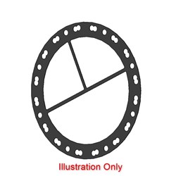 GASKET EK500 2 Pass In/Out Modify for 1 Pass