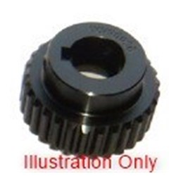Flexible Coupling 63 Series 19mm bore 6mm Key Round Bore