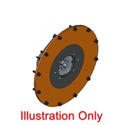 FLEXILOCK Drive Kit 63 Series SAE 4 Engine 10 Flywheel SAE B Mount 7/8" Bore 1/4"Key