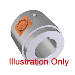 WELD-IN Round Bore 101 Series 1 1/2" Bore 3/8" Key 58mm Pilot