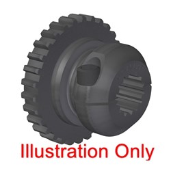 Flexible Coupling 127 Series 14T 1 1/4" 12/24 CLAMPLOCK