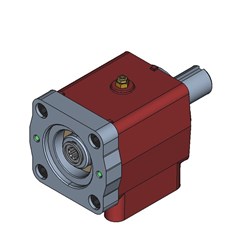 HDC Load Adaptor Cylindrical SAE A Mount 9T 5/8" 16/32 1 1/2" Shaft with 3/8" Key