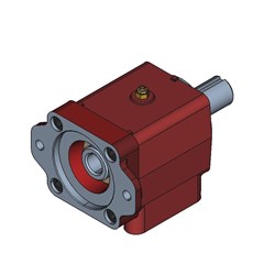 HDC Load Adaptor SAE B Mount 1" Bore 1/4" Key 1 1/2" Shaft with 3/8" Key