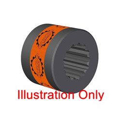 PRECISION SPLINE HUB 9T 5/8" 16/32