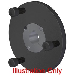 DG25 Flange Kit Complete 42mm Bore 12mm Key