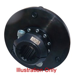DG8 CLAMPLOCK Flange Kit 9T 5/8" 16/32