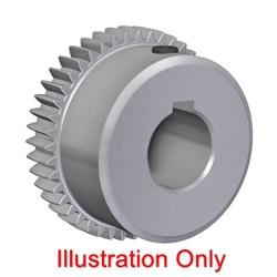 M19 Flexible Coupling 14mm Bore 5mm Key