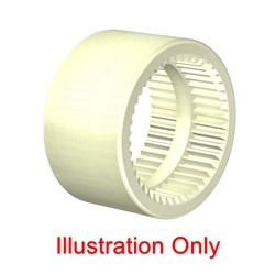 M19 Nylon Element White with 24 Teeth