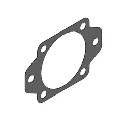 GASKET SAE B 2/4-BOLT compressed fibre material